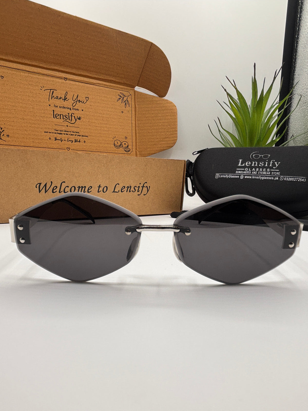 Celine Hexa Rimless