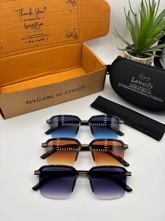 NERO SQUARE RIMLESS